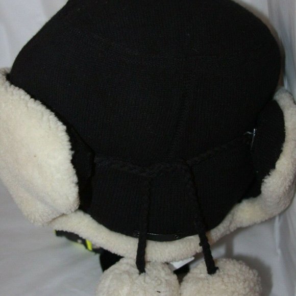Coach Sheepskin Trapper Hat Black Retail 375.00 - Picture 6 of 8